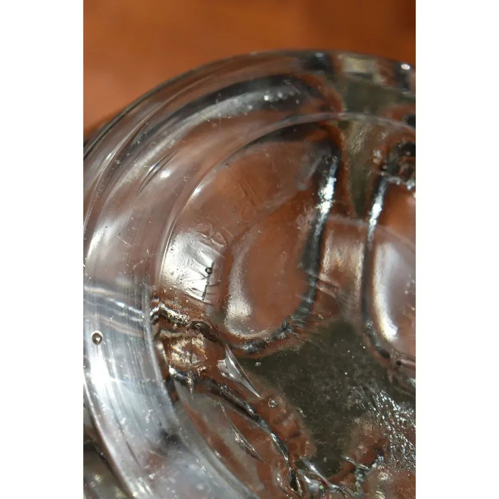 French Four Chamber Liqueur Decanter Made in France Quadrant Carafe No Stopper